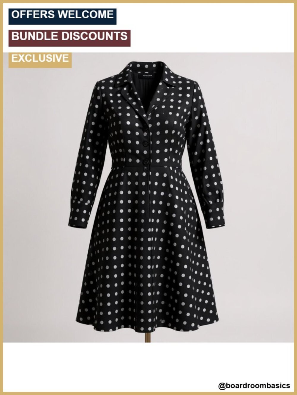 High Waisted Polka Dot A-Line Maxi Elastic Skirt
